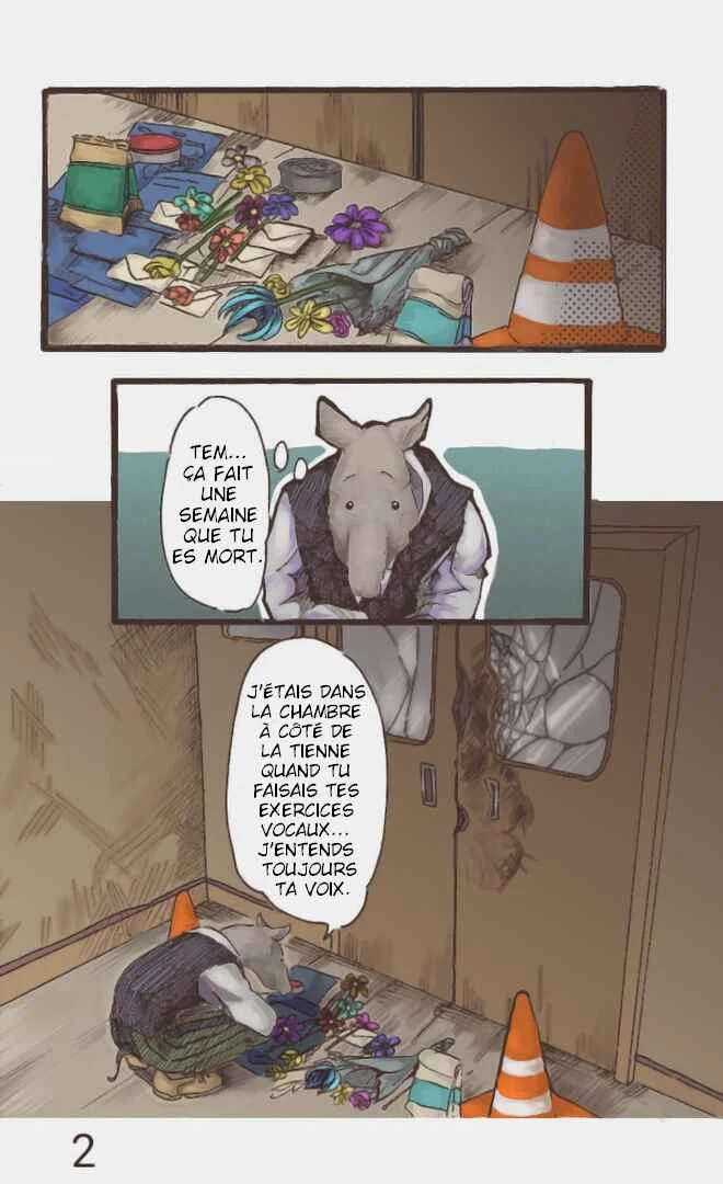 BEASTARS (Fan-Colored) Chapitre 2: À rebrousse-poil - Page 2