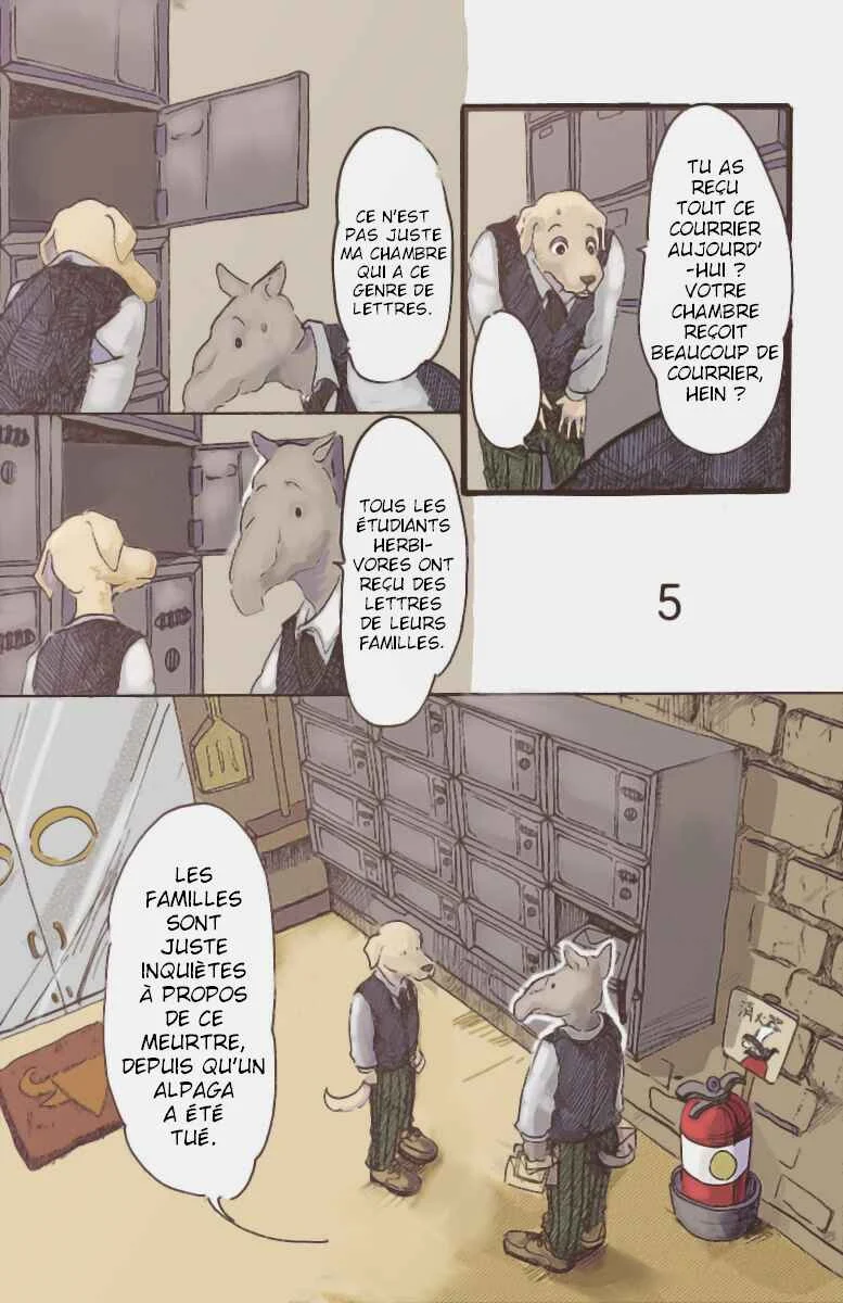 BEASTARS (Fan-Colored) Chapitre 2: À rebrousse-poil - Page 5
