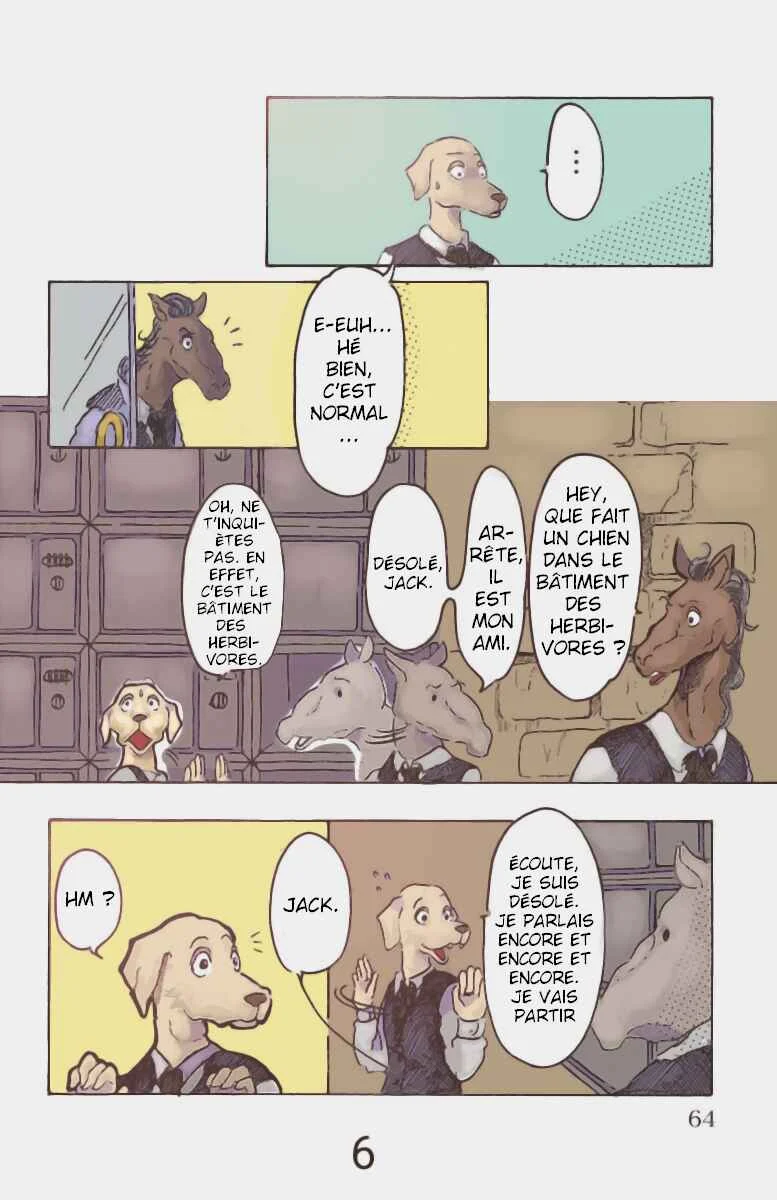 BEASTARS (Fan-Colored) Chapitre 2: À rebrousse-poil - Page 6