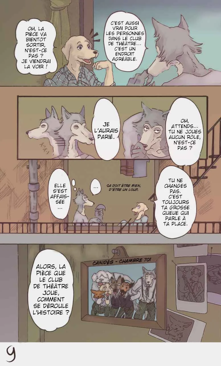 BEASTARS (Fan-Colored) Chapitre 2: À rebrousse-poil - Page 9