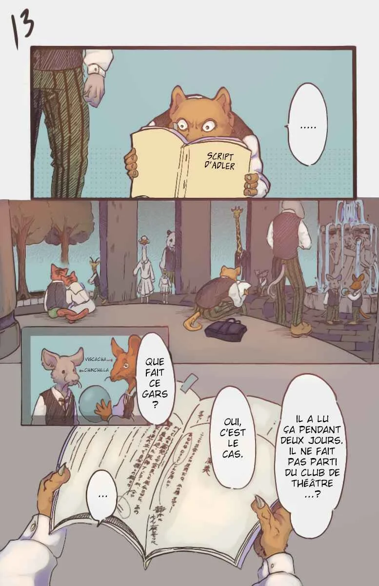 BEASTARS (Fan-Colored) Chapitre 2: À rebrousse-poil - Page 13
