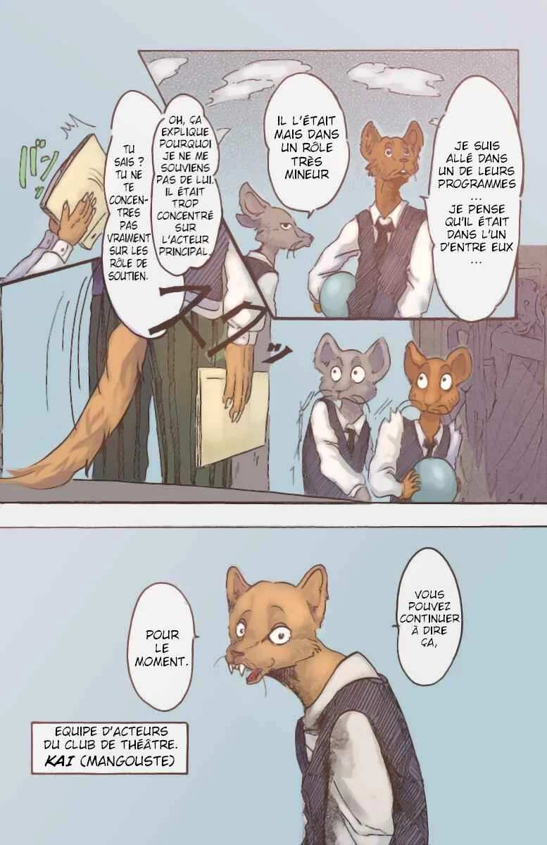 BEASTARS (Fan-Colored) Chapitre 2: À rebrousse-poil - Page 14