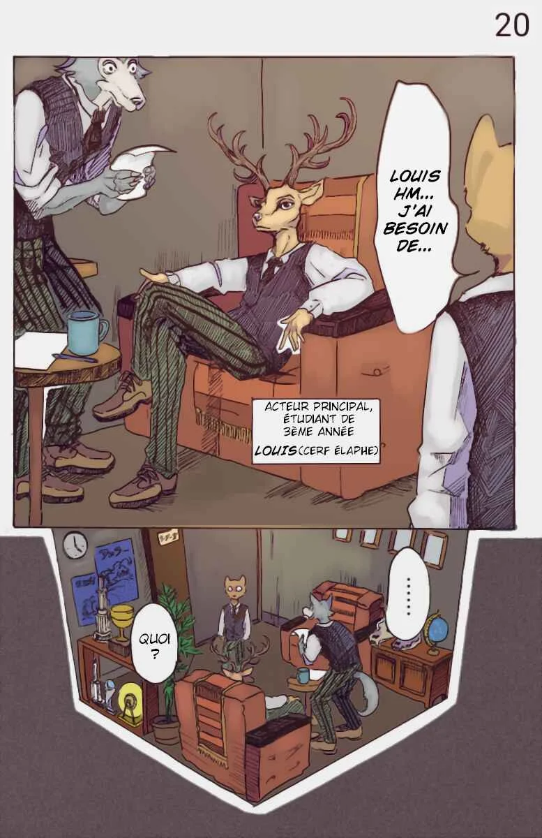 BEASTARS (Fan-Colored) Chapitre 2: À rebrousse-poil - Page 20