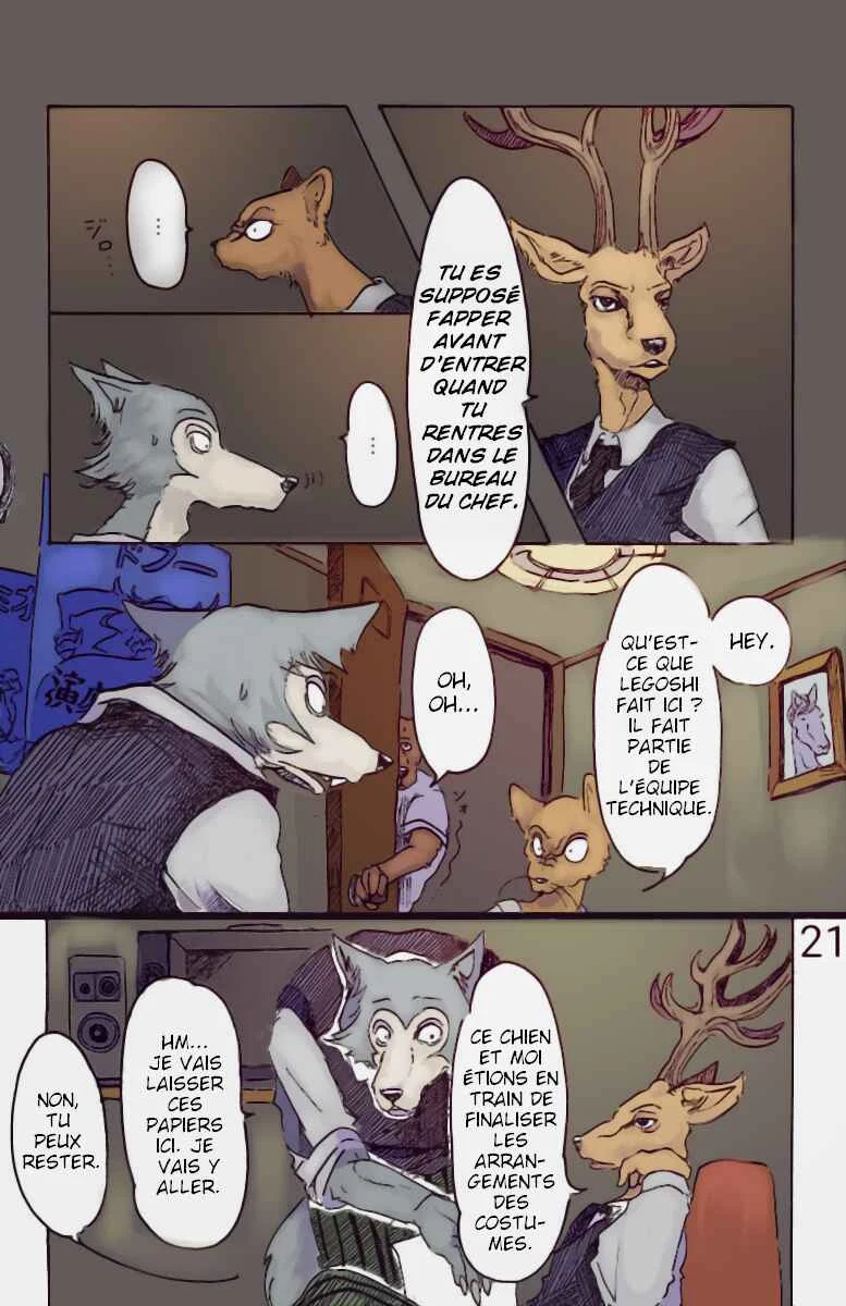 BEASTARS (Fan-Colored) Chapitre 2: À rebrousse-poil - Page 21