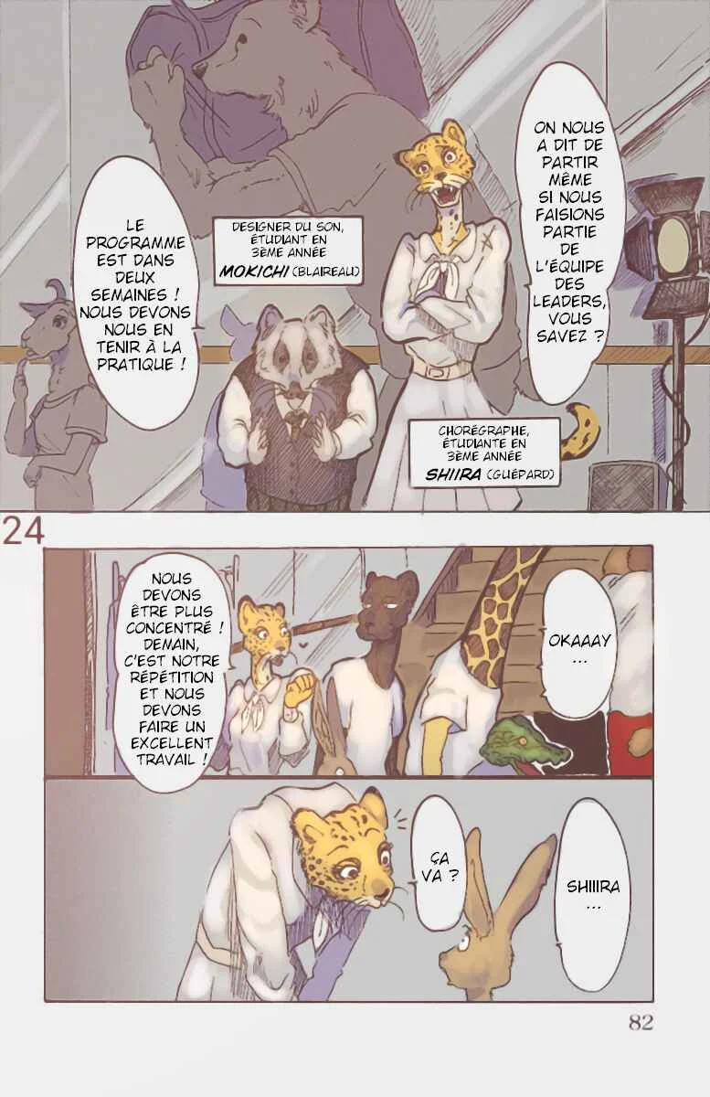 BEASTARS (Fan-Colored) Chapitre 2: À rebrousse-poil - Page 24