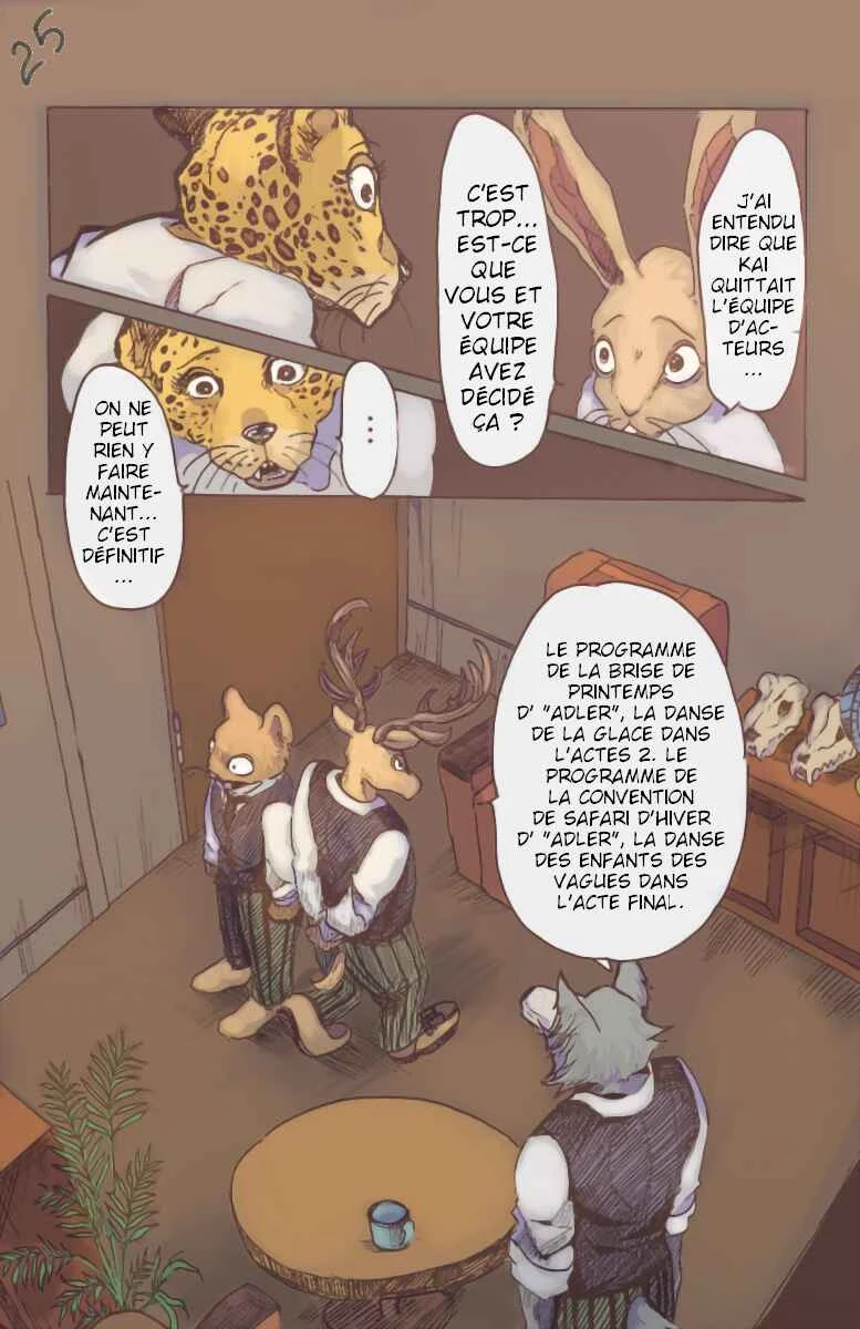 BEASTARS (Fan-Colored) Chapitre 2: À rebrousse-poil - Page 25