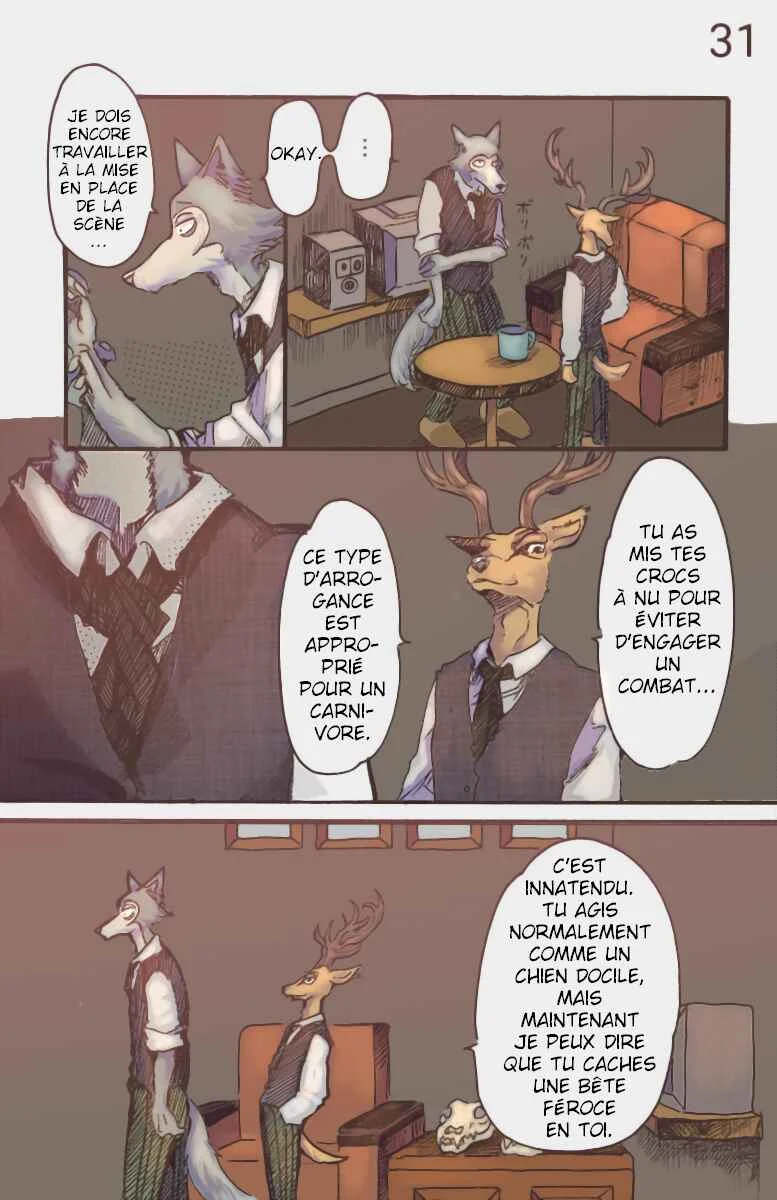 BEASTARS (Fan-Colored) Chapitre 2: À rebrousse-poil - Page 31