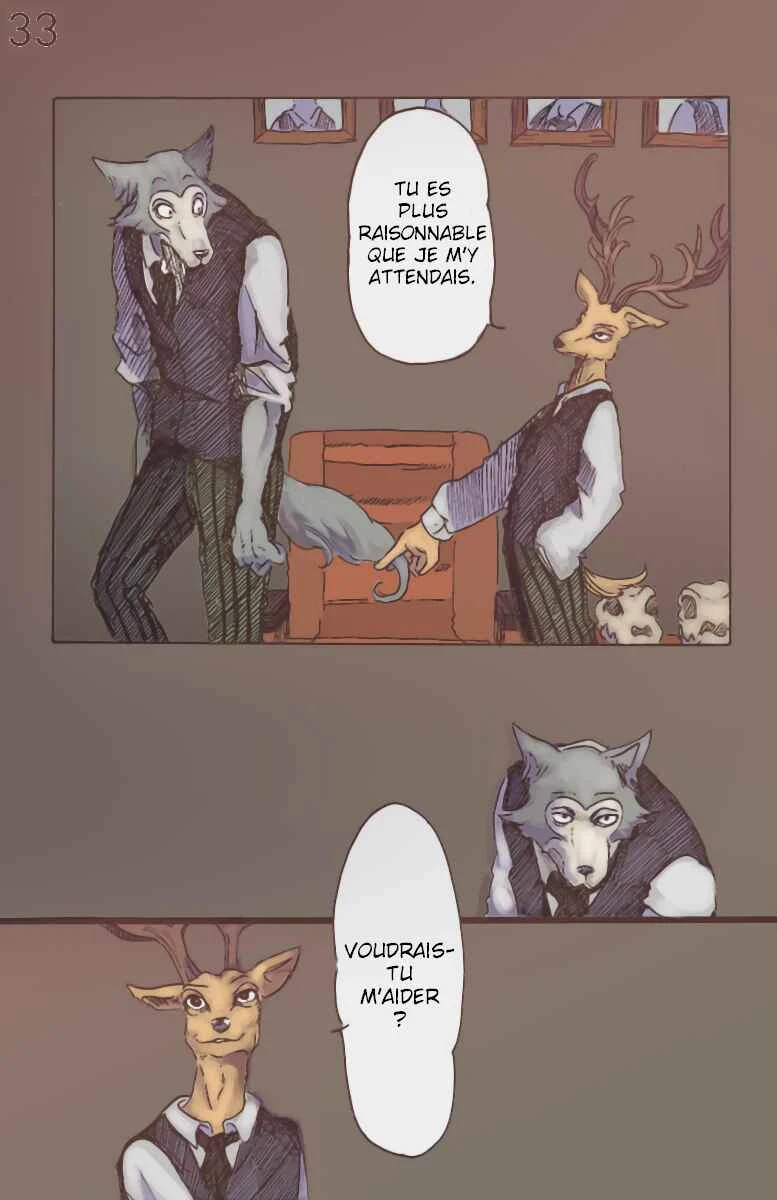BEASTARS (Fan-Colored) Chapitre 2: À rebrousse-poil - Page 33
