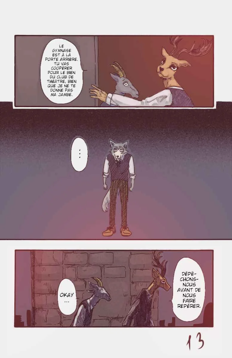 BEASTARS (Fan-Colored) Chapitre 3: Danger dans le brouillard - Page 14