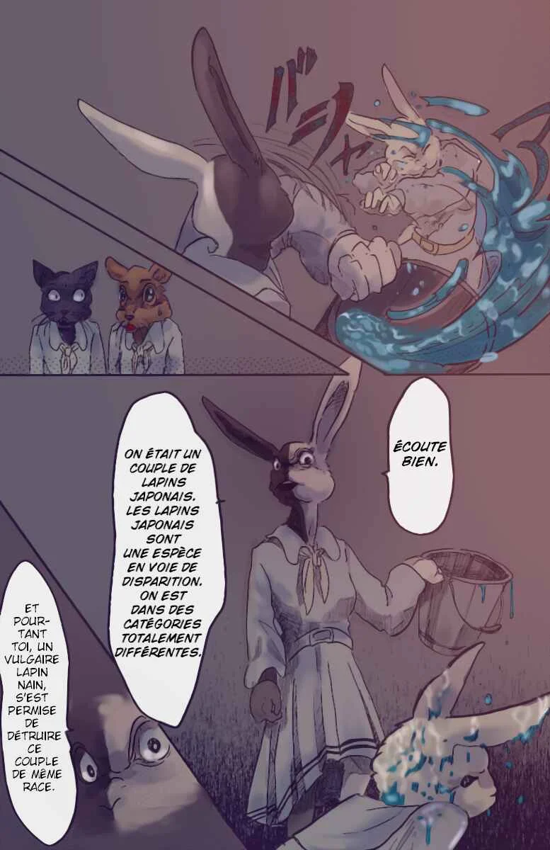 BEASTARS (Fan-Colored) Chapitre 4: Sale temps pour un lapin - Page 13