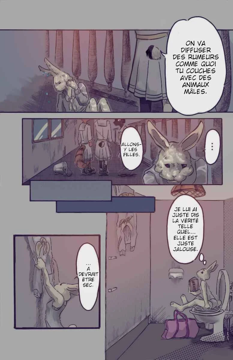 BEASTARS (Fan-Colored) Chapitre 4: Sale temps pour un lapin - Page 14