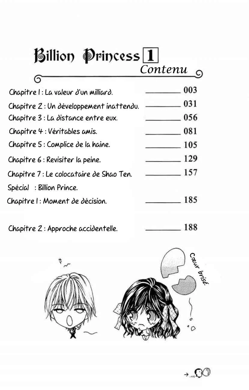 Billion Princess Chapitre 1: La valeur d'un milliard - Page 3