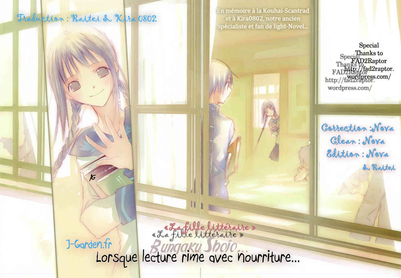 "Bungaku Shoujo" to Shinitagari no Pierrot Chapitre 2 - Page 1