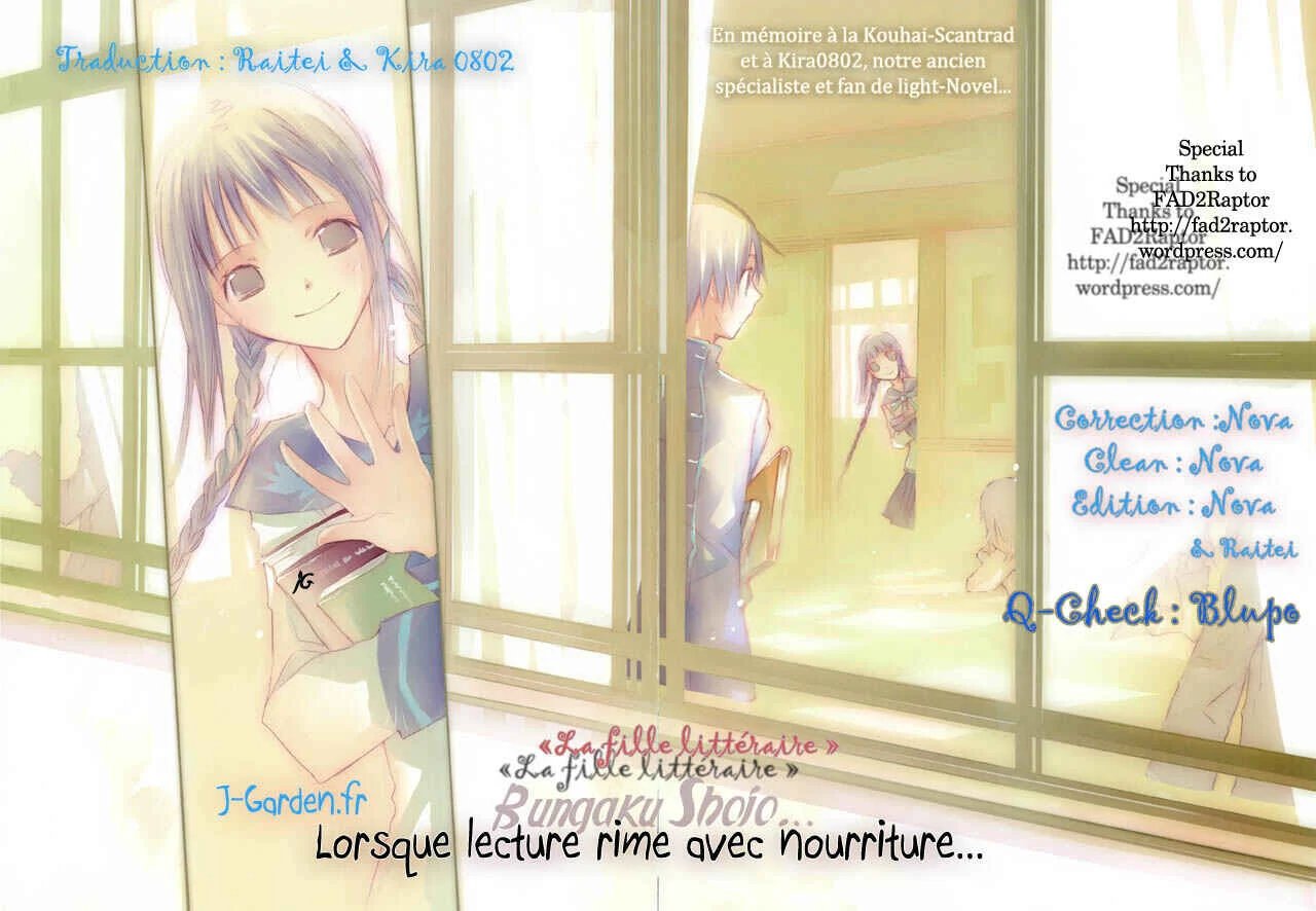 "Bungaku Shoujo" to Shinitagari no Pierrot Chapitre 3 - Page 1