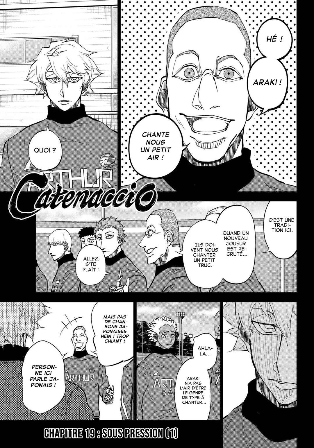 Catenaccio Chapitre 19: Sous pression  - Page 1