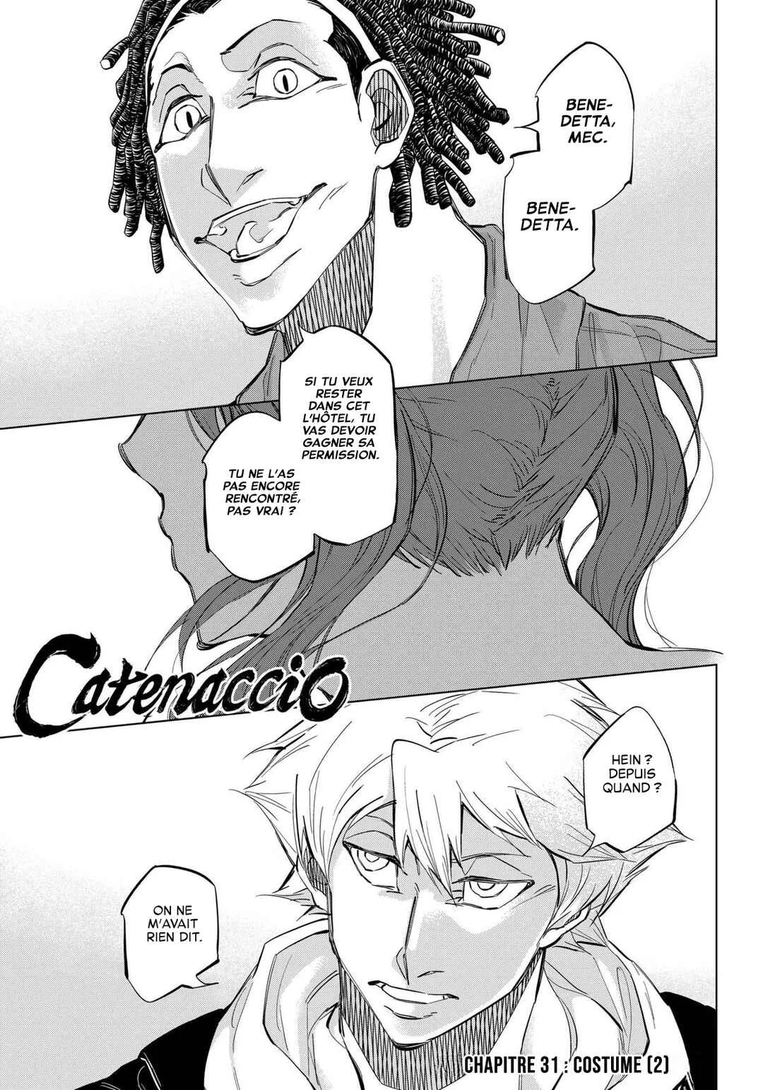 Catenaccio Chapitre 31: Costume (2) - Page 1