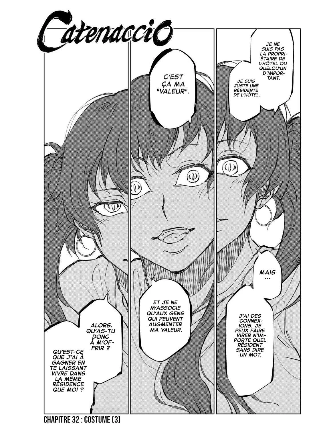 Catenaccio Chapitre 32: Costume (3) - Page 1