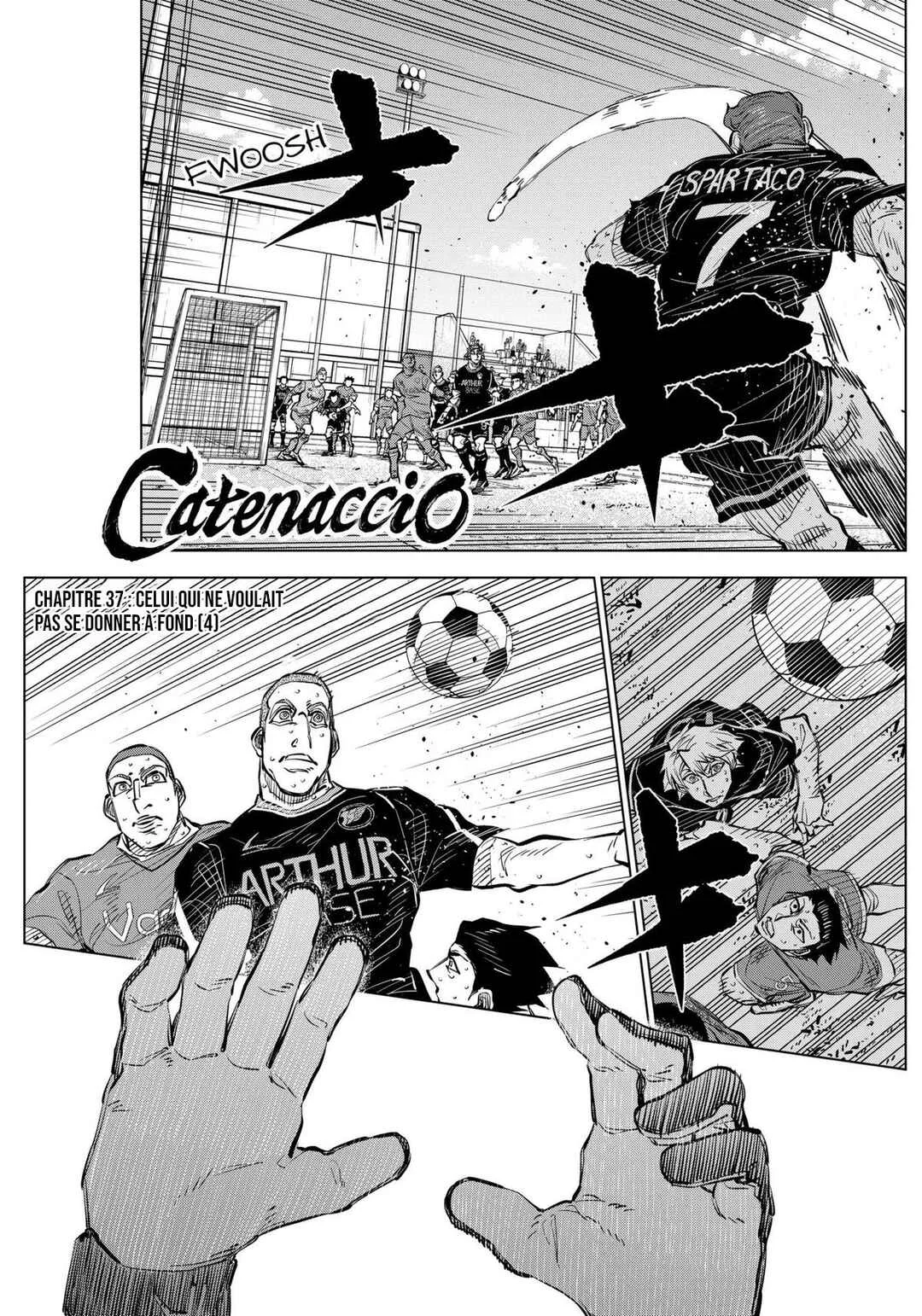 Catenaccio Chapitre 37: Celui qui ne voulait pas se donner à fond (4) - Page 1