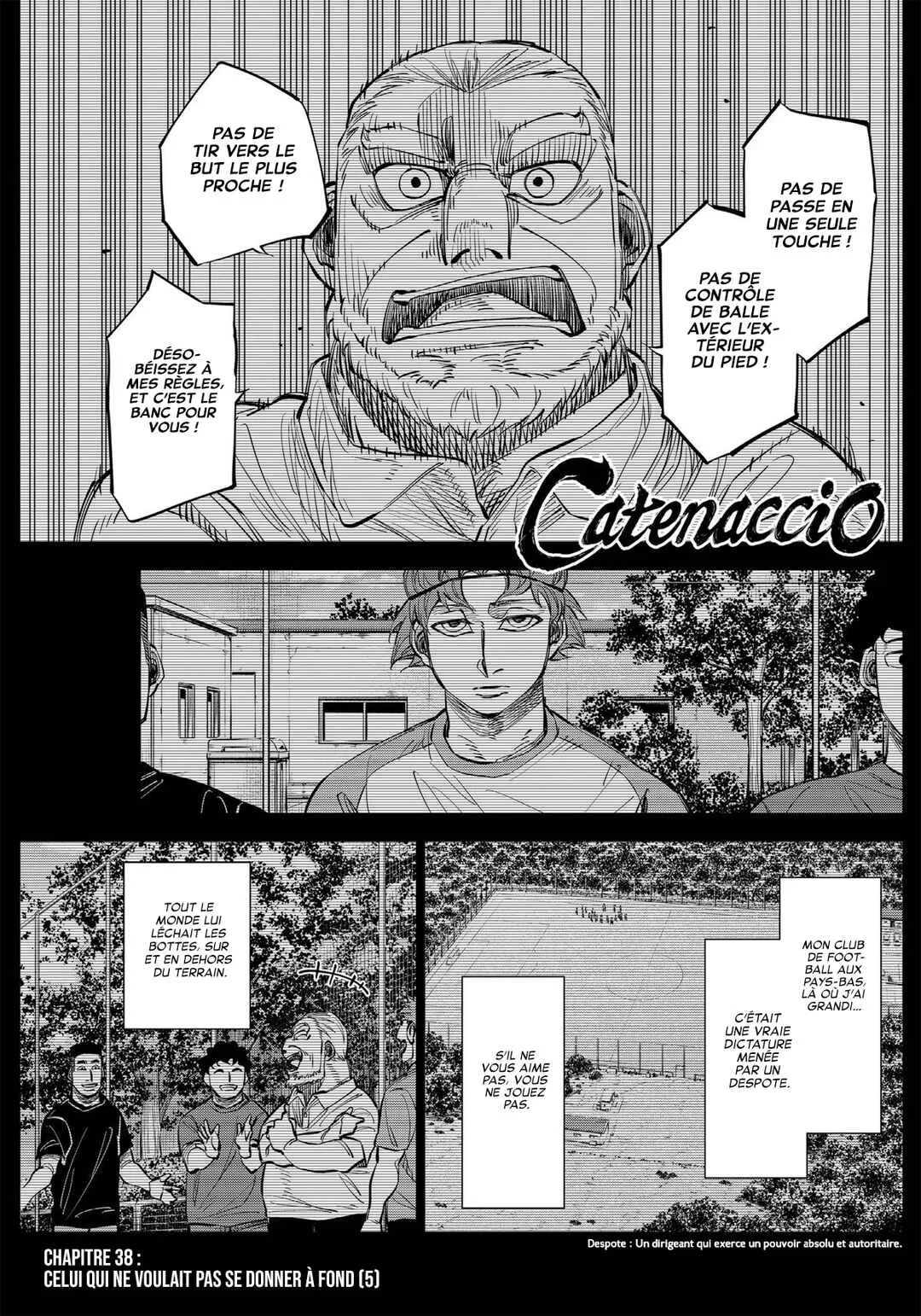 Catenaccio Chapitre 38: Celui qui ne voulait pas se donner à fond (5) - Page 1