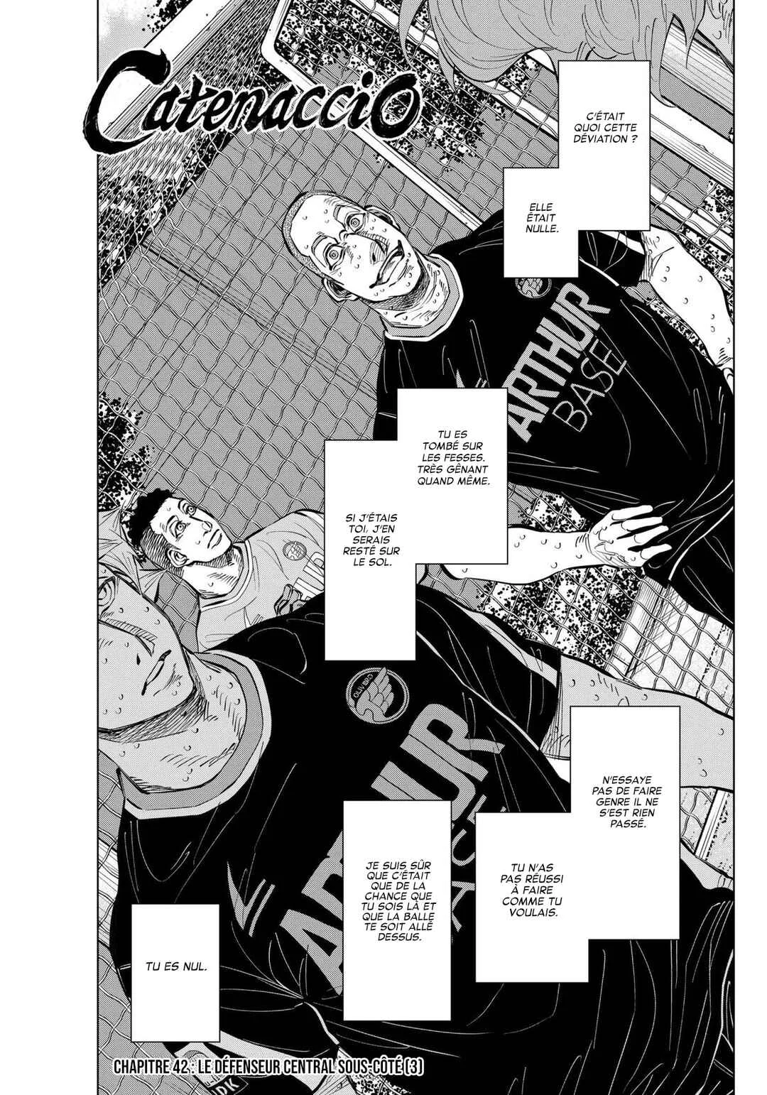 Catenaccio Chapitre 42: Le défenseur central sous-côté (3) - Page 1