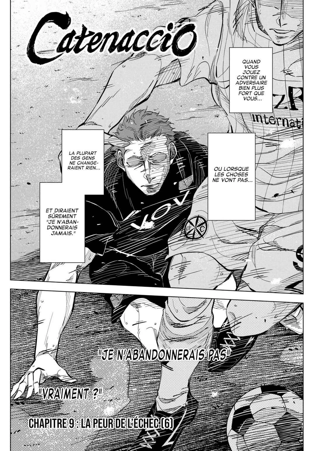 Catenaccio Chapitre 9: La peur de l'échec (6) - Page 1