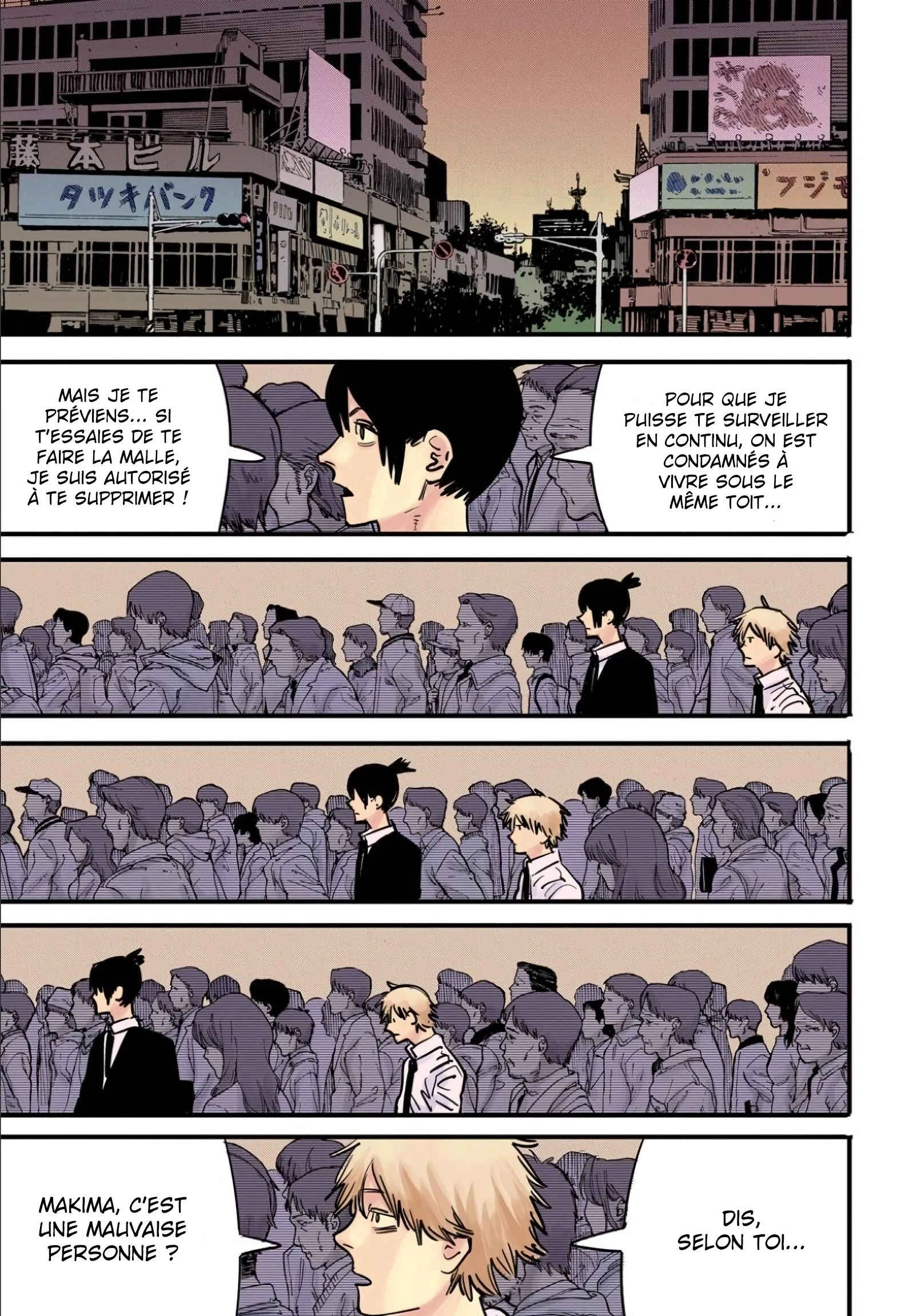 Chainsaw Man (Official Colored) Chapitre 3: Arrivée à Tokyo - Page 21