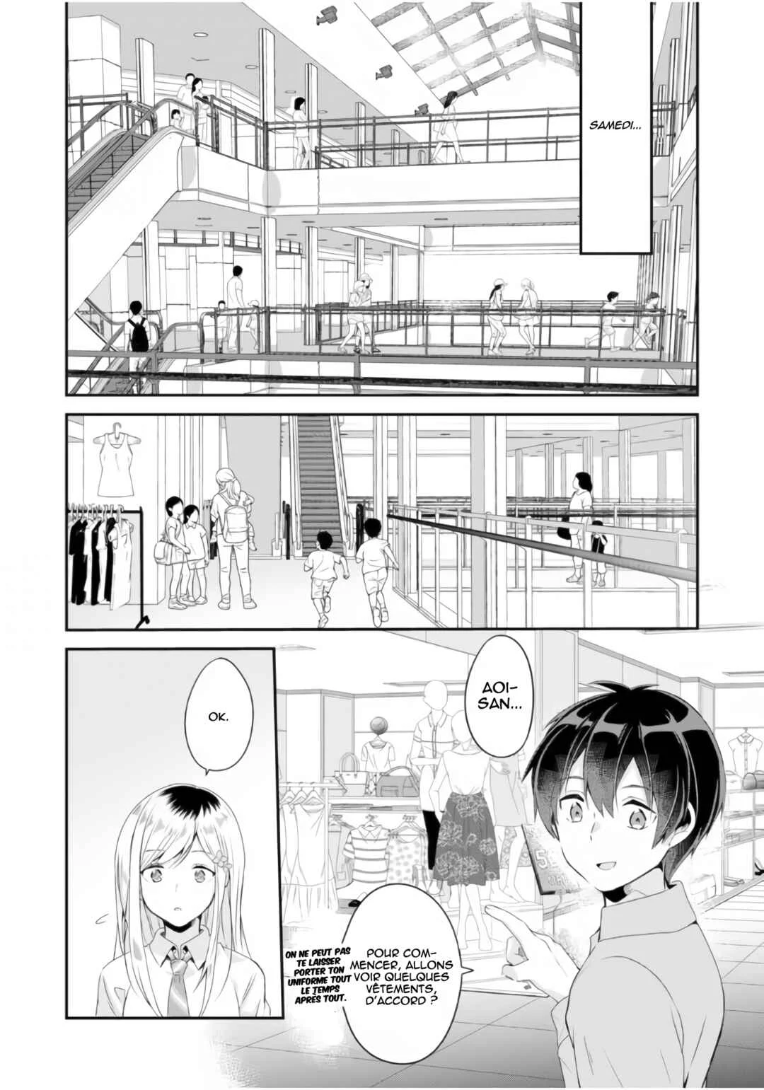 Class no Bocchi Gyaru wo Omochikaeri Shite Seiso Kei Bijin ni Shiteyatta Hanashi Chapitre 3 - Page 1