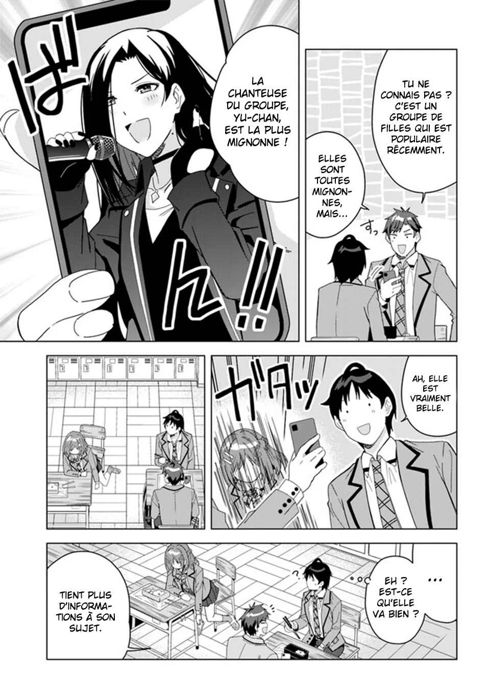 Classmate no Moto Idol ga, Tonikaku Kyodou Fushin nandesu. Chapitre 1 - Page 18