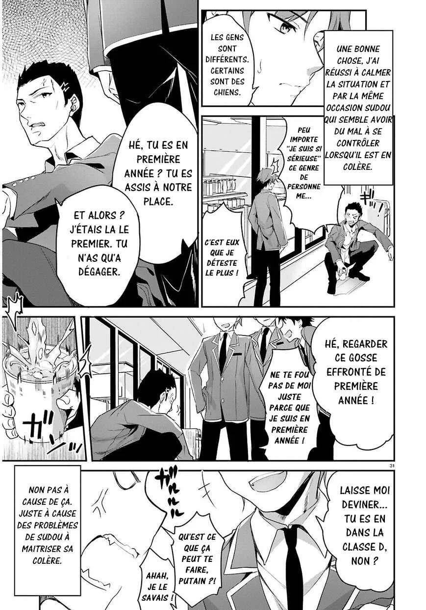 Classroom of the Elite Chapitre 1: Salle 1 - Page 38