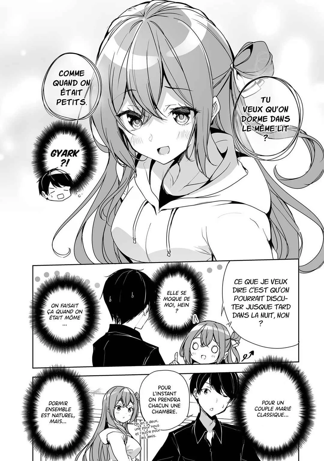 Danshi dato Omotteita Osananajimi tono Shinkon Seikatsu ga Umaku Ikisugiru Ken ni Tsuite Chapitre 2 - Page 6
