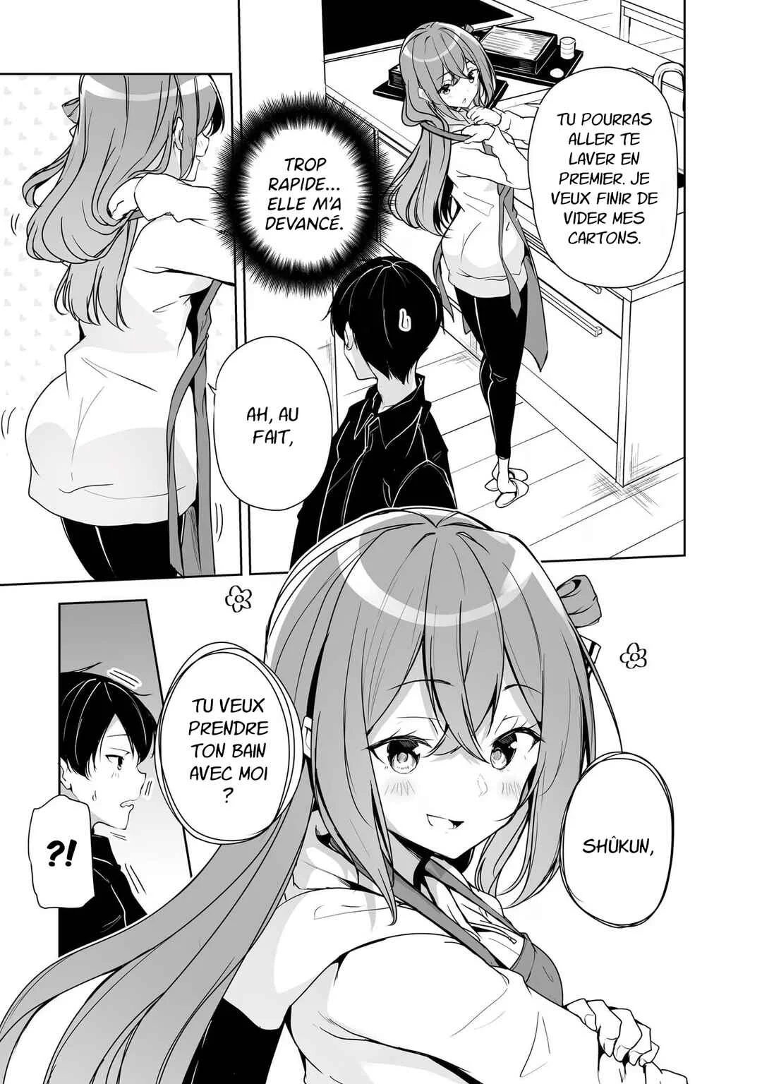 Danshi dato Omotteita Osananajimi tono Shinkon Seikatsu ga Umaku Ikisugiru Ken ni Tsuite Chapitre 2 - Page 17