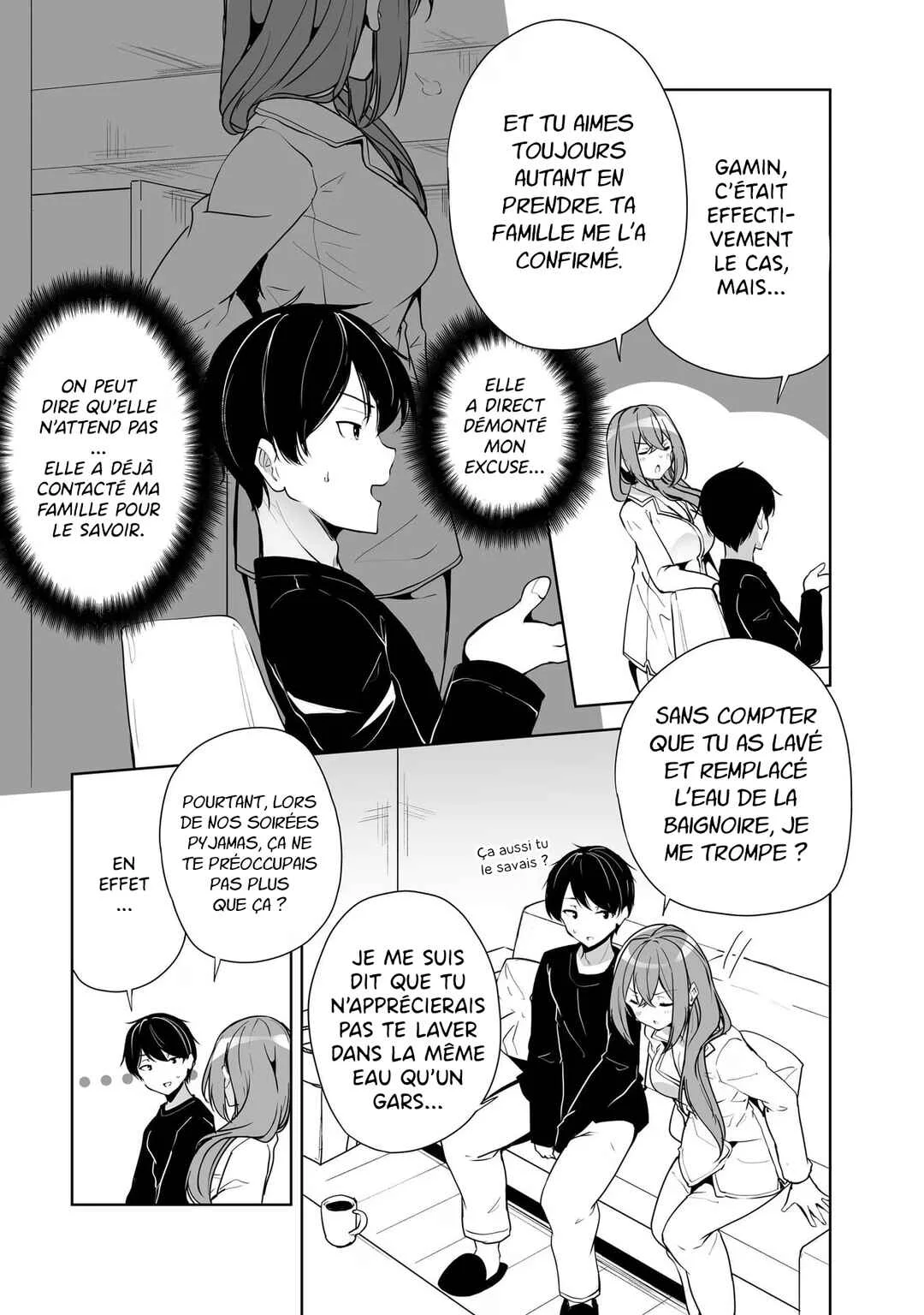 Danshi dato Omotteita Osananajimi tono Shinkon Seikatsu ga Umaku Ikisugiru Ken ni Tsuite Chapitre 2 - Page 21