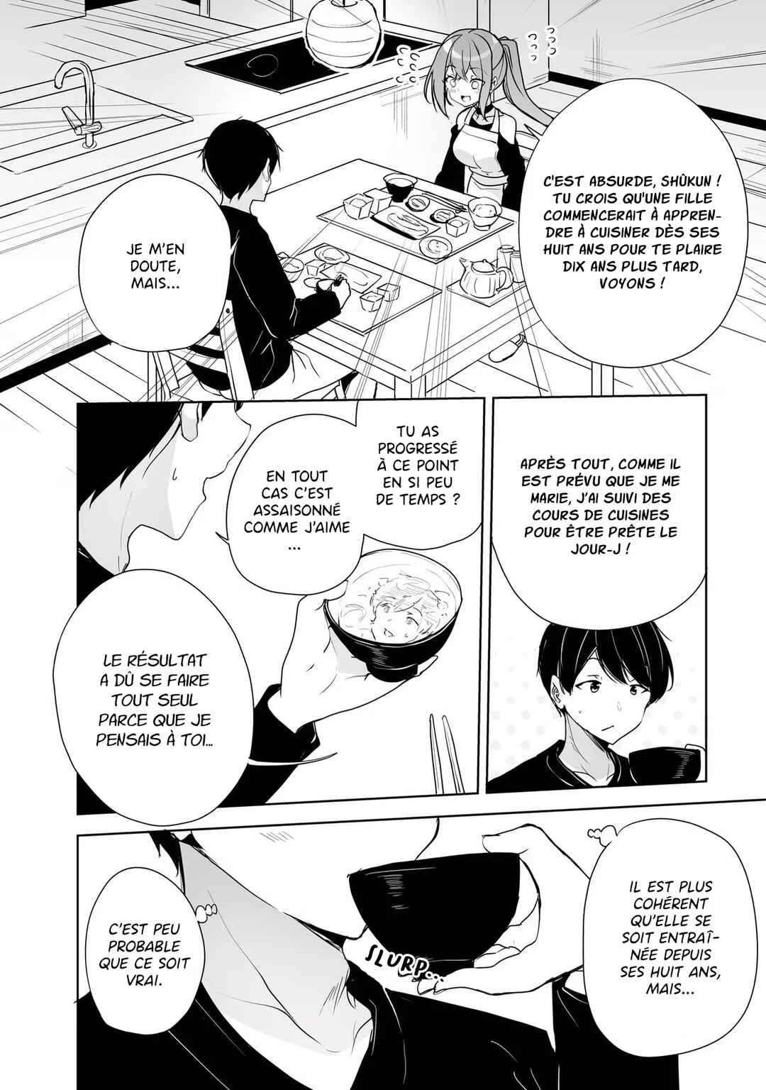 Danshi dato Omotteita Osananajimi tono Shinkon Seikatsu ga Umaku Ikisugiru Ken ni Tsuite Chapitre 2 - Page 34
