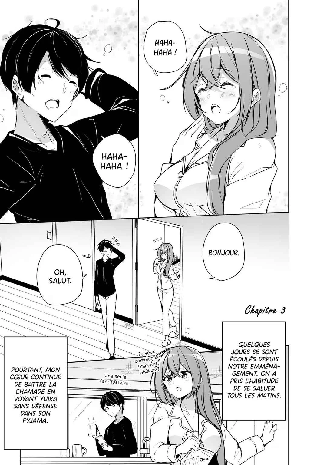 Danshi dato Omotteita Osananajimi tono Shinkon Seikatsu ga Umaku Ikisugiru Ken ni Tsuite Chapitre 3 - Page 2
