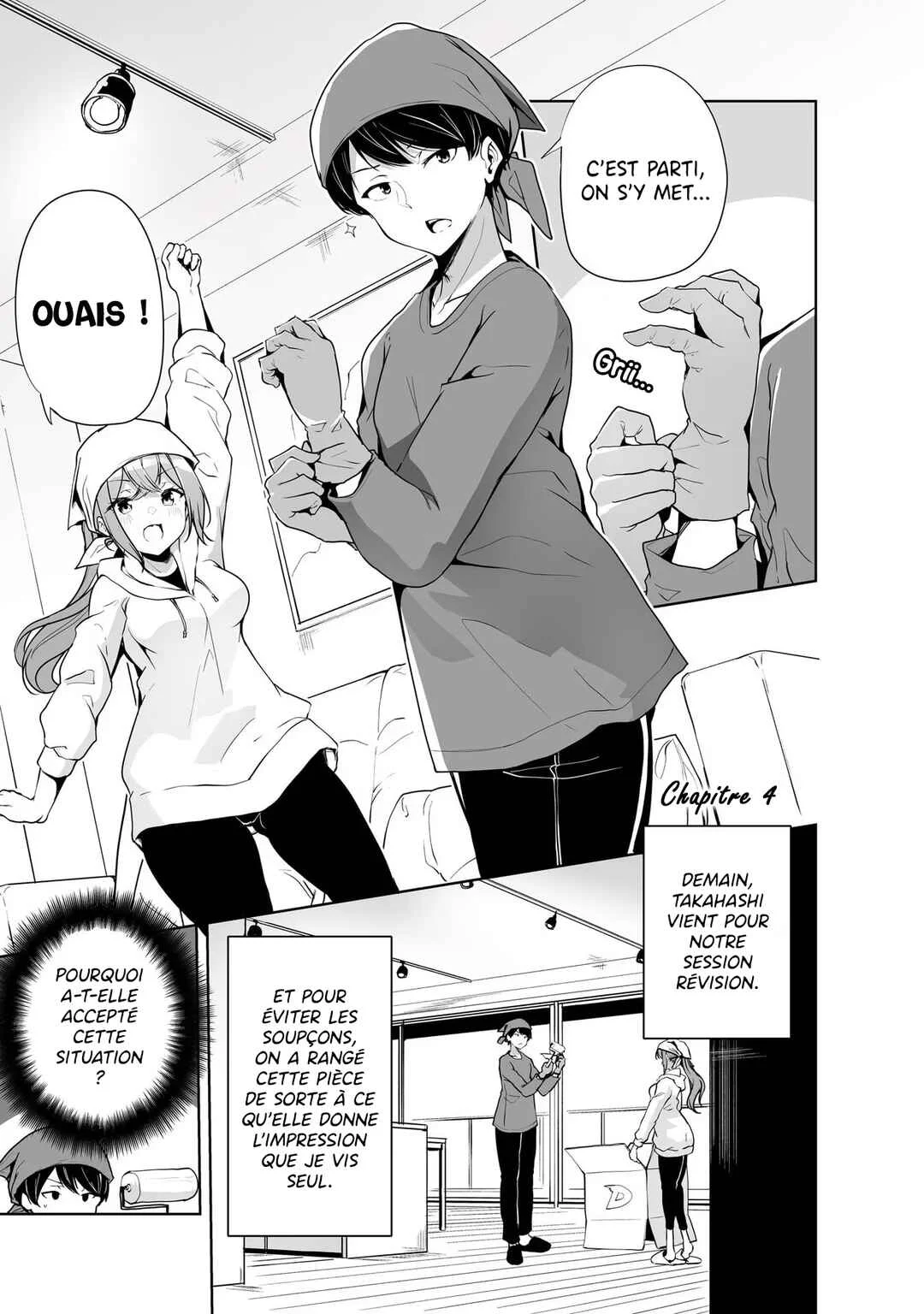 Danshi dato Omotteita Osananajimi tono Shinkon Seikatsu ga Umaku Ikisugiru Ken ni Tsuite Chapitre 4 - Page 2