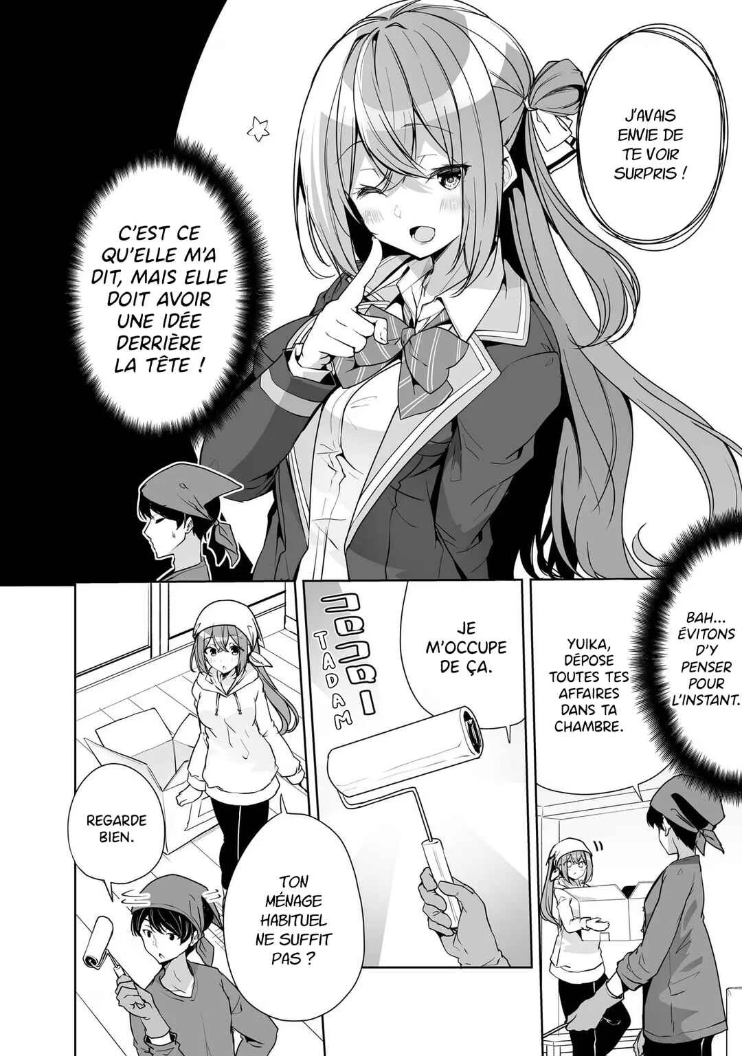 Danshi dato Omotteita Osananajimi tono Shinkon Seikatsu ga Umaku Ikisugiru Ken ni Tsuite Chapitre 4 - Page 3