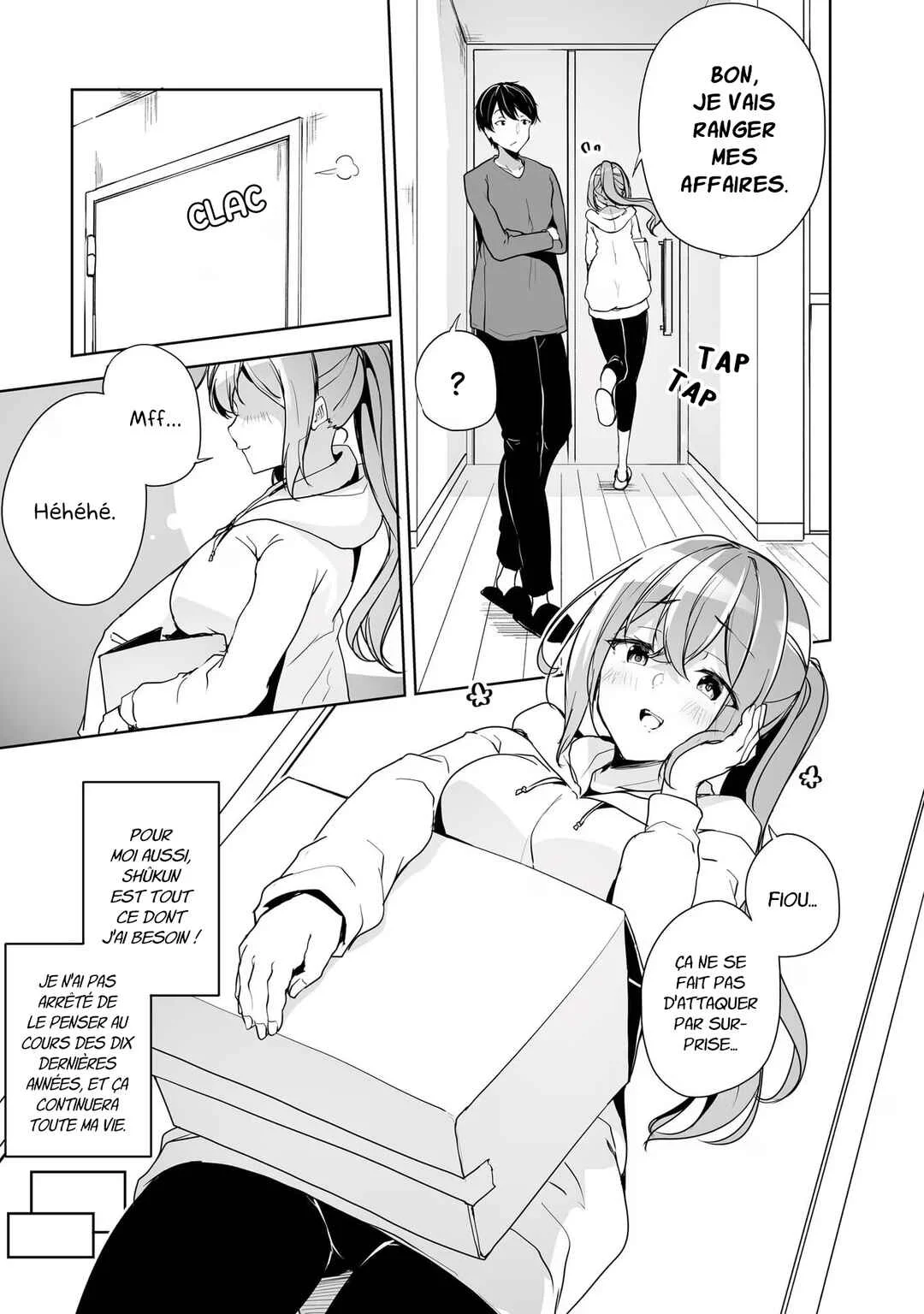 Danshi dato Omotteita Osananajimi tono Shinkon Seikatsu ga Umaku Ikisugiru Ken ni Tsuite Chapitre 4 - Page 10