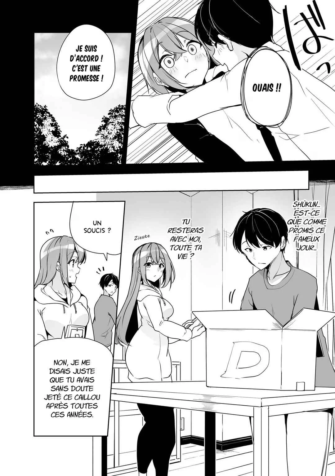Danshi dato Omotteita Osananajimi tono Shinkon Seikatsu ga Umaku Ikisugiru Ken ni Tsuite Chapitre 4 - Page 27
