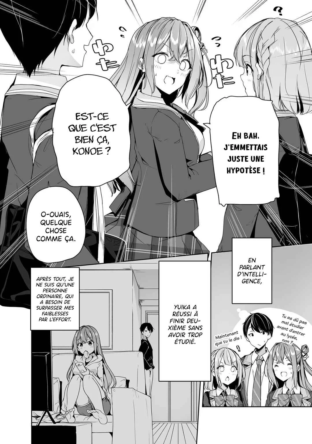 Danshi dato Omotteita Osananajimi tono Shinkon Seikatsu ga Umaku Ikisugiru Ken ni Tsuite Chapitre 5 - Page 13