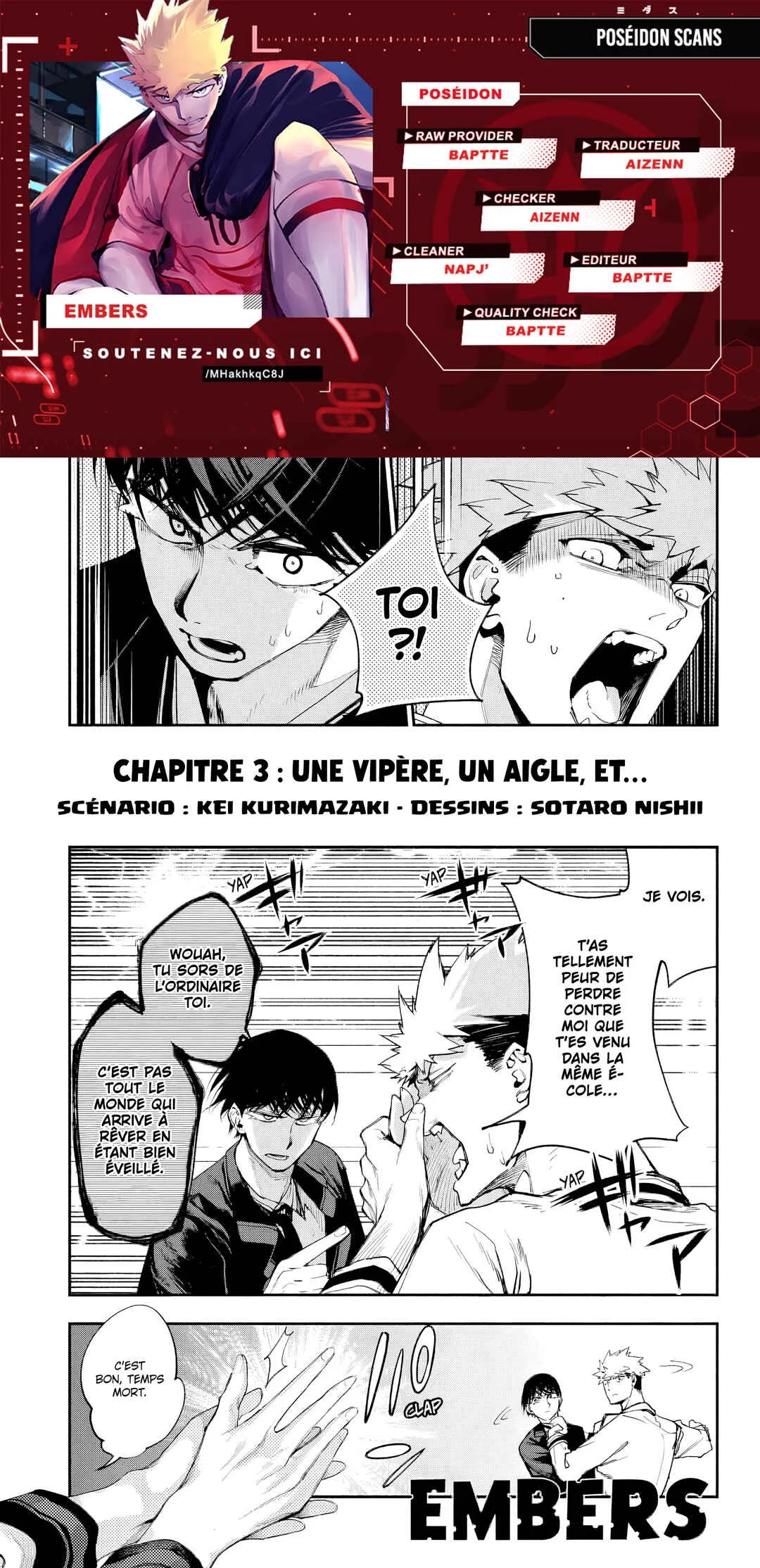 Embers Chapitre 3 - Page 1