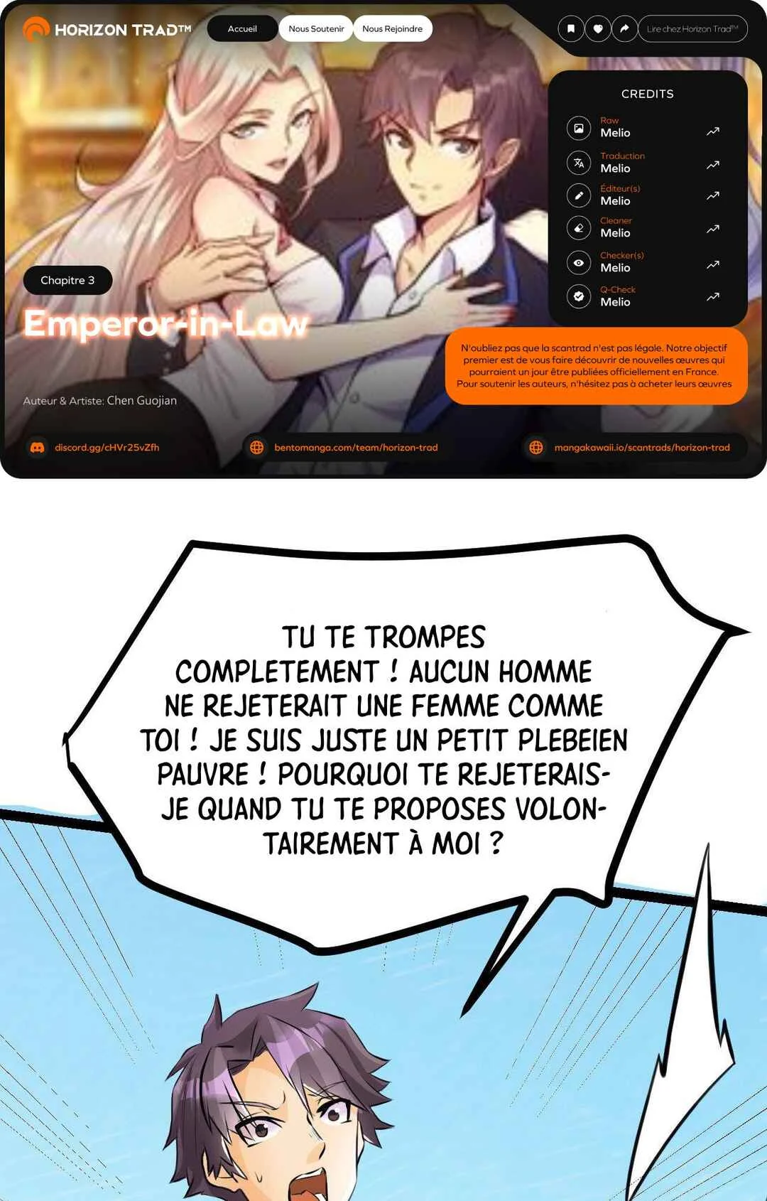 Emperor-in-Law Chapitre 3: Vous voulez être un voyou ? - Page 1