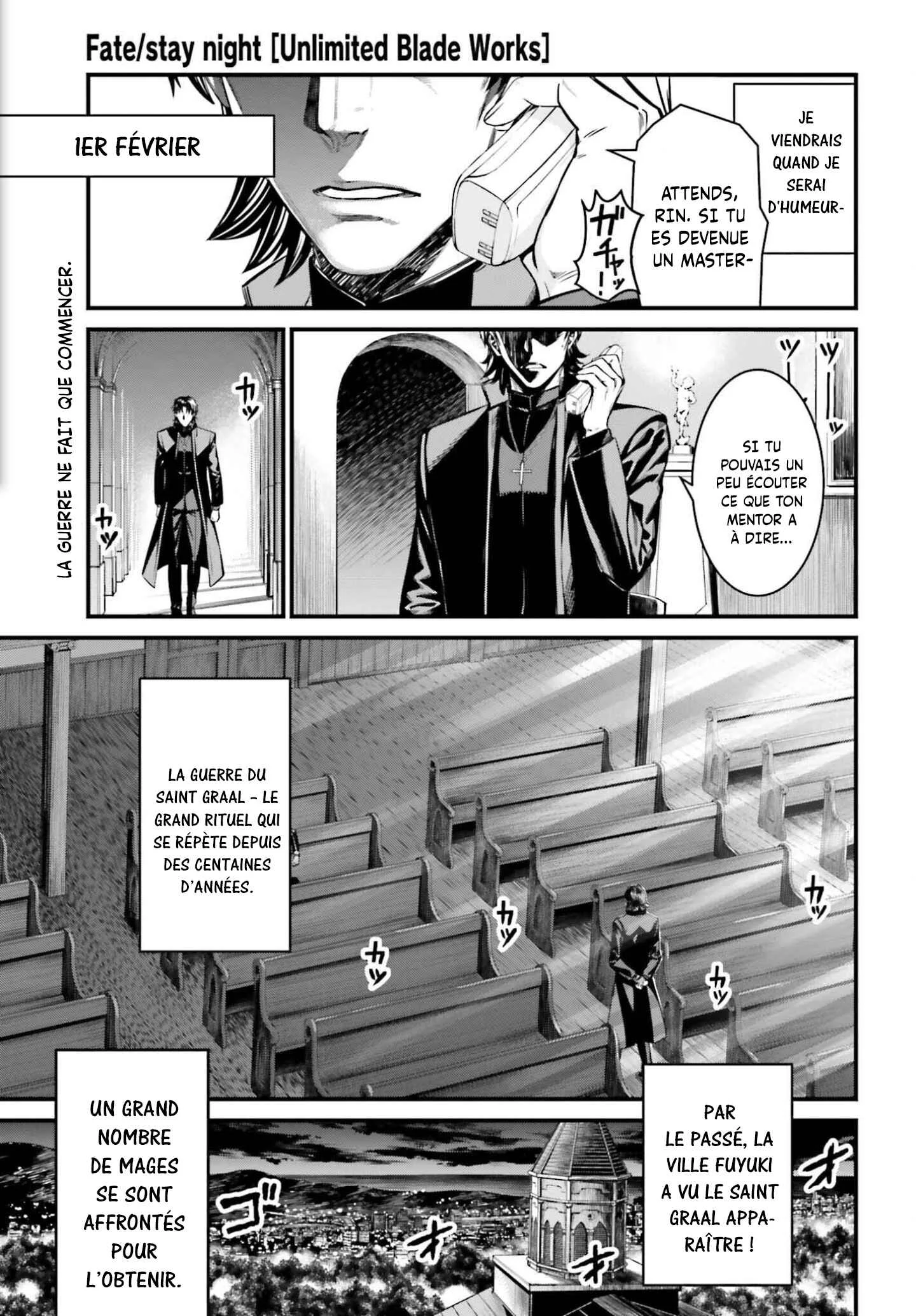 Fate/stay night [Unlimited Blade Works] Chapitre 2 - Page 1