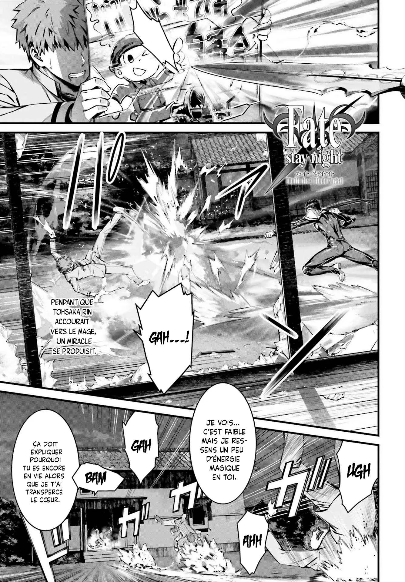 Fate/stay night [Unlimited Blade Works] Chapitre 3 - Page 1