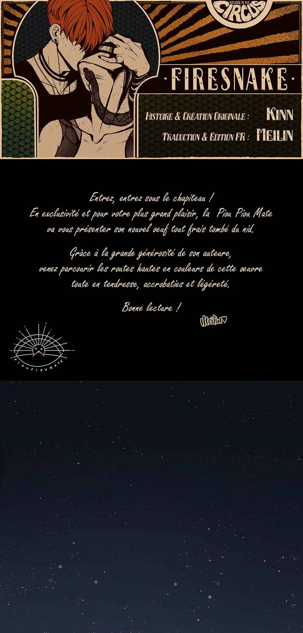 FIRESNAKE Chapitre 1: Enflammé - Page 1