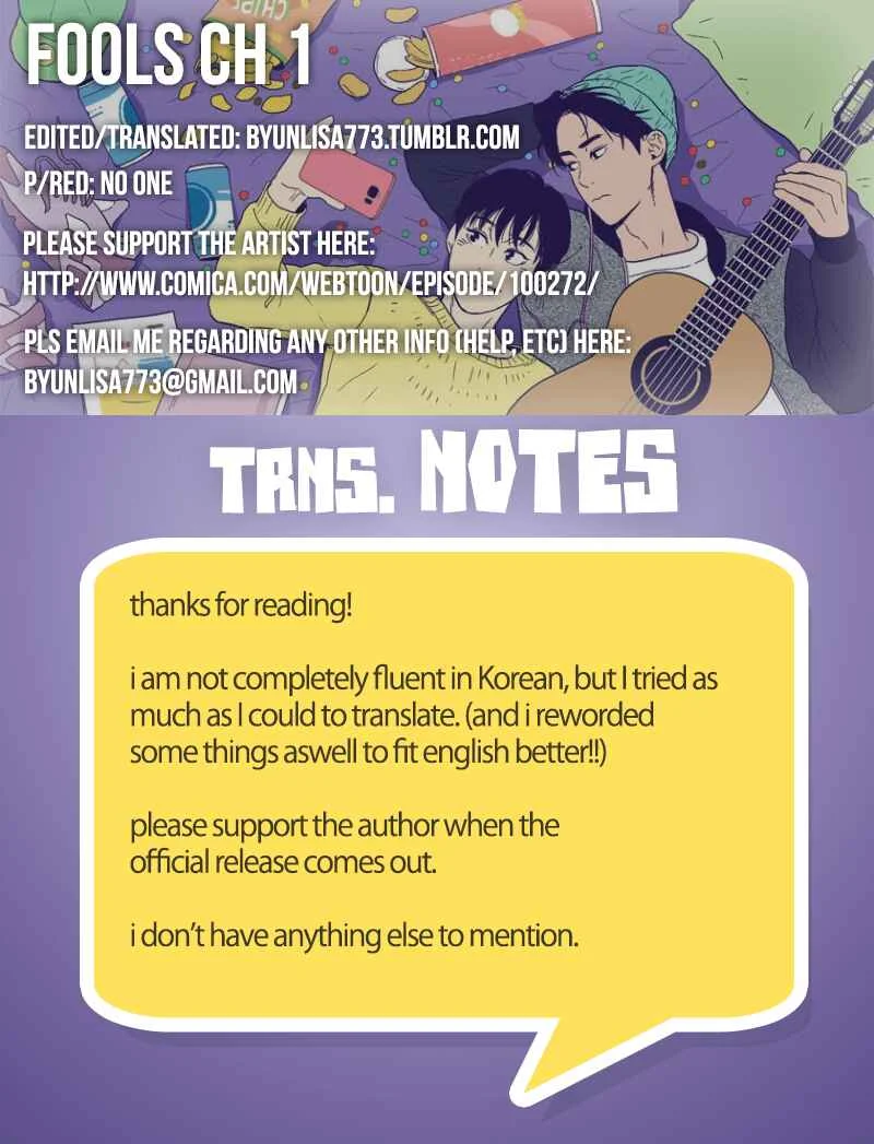 Fools Chapitre 1 - Page 2