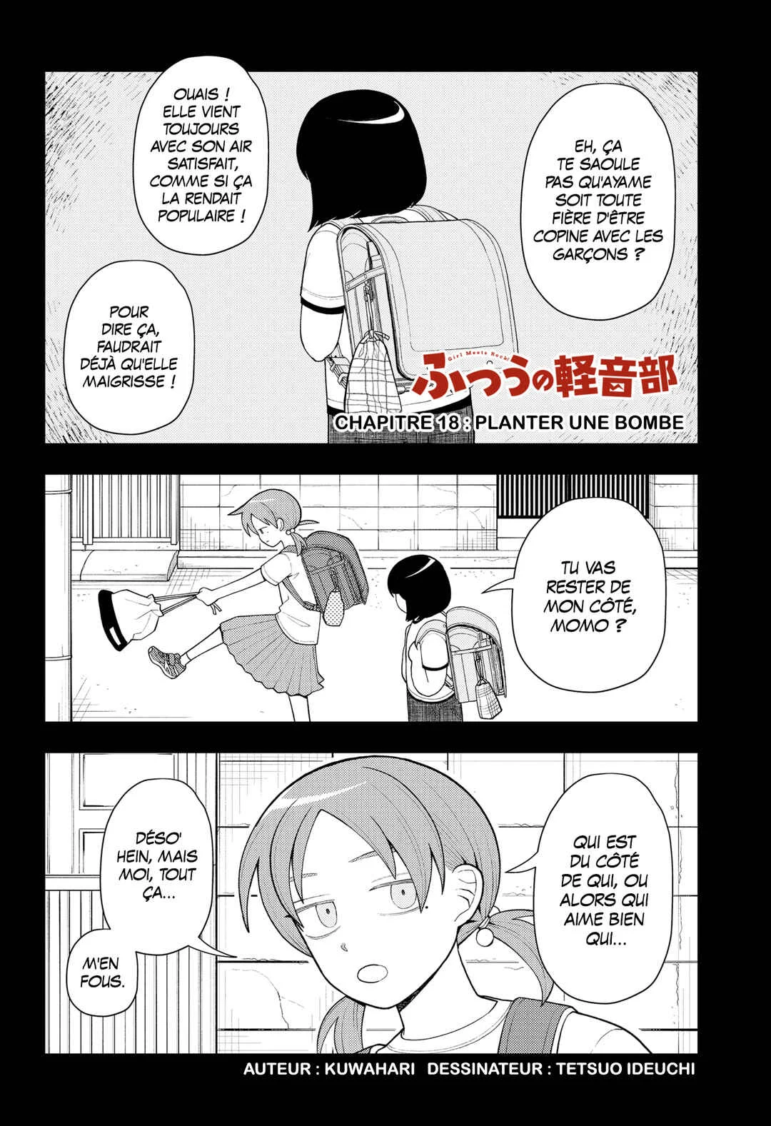 Futsuu no Keionbu Chapitre 18: Planter une bombe - Page 1