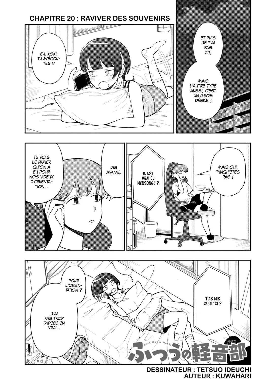Futsuu no Keionbu Chapitre 20: Raviver des souvenirs - Page 1