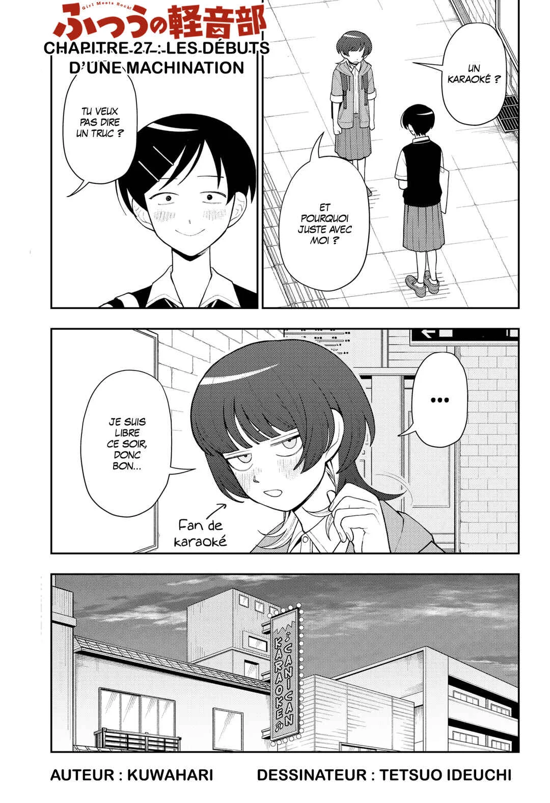Futsuu no Keionbu Chapitre 27: Les débuts d'une machination - Page 1