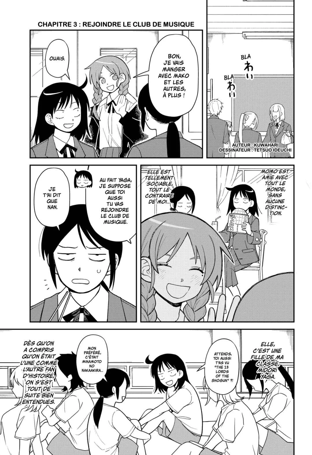 Futsuu no Keionbu Chapitre 3: Rejoindre le club de musique - Page 1
