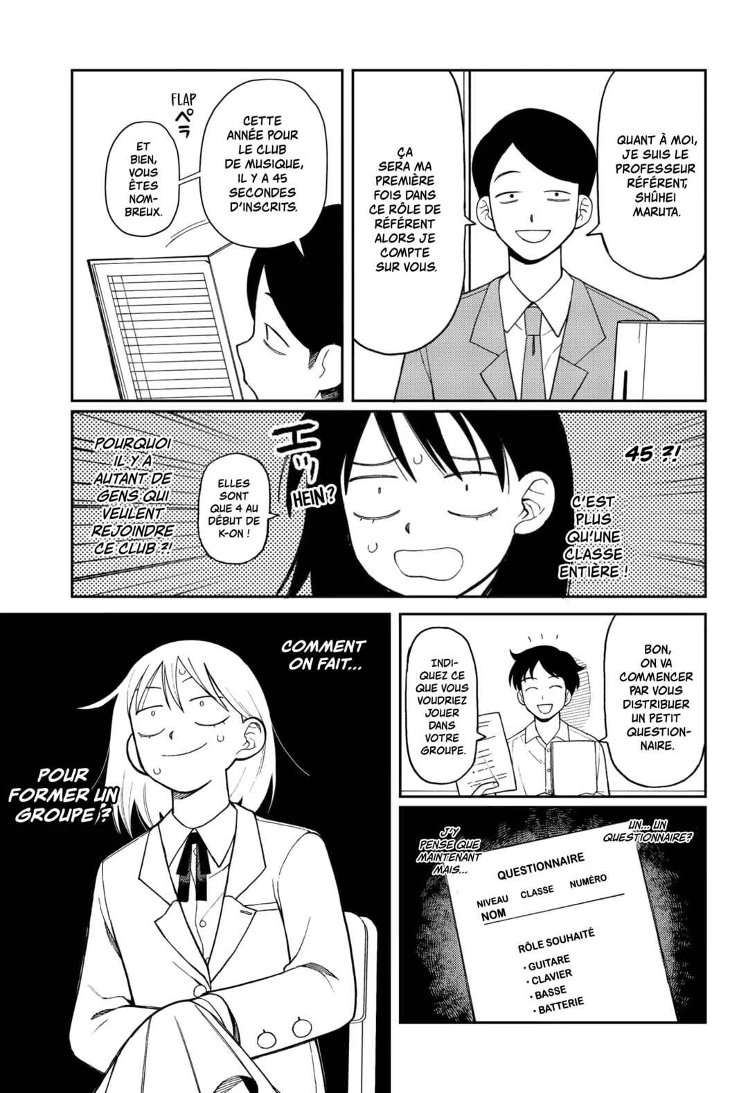 Futsuu no Keionbu Chapitre 3: Rejoindre le club de musique - Page 5